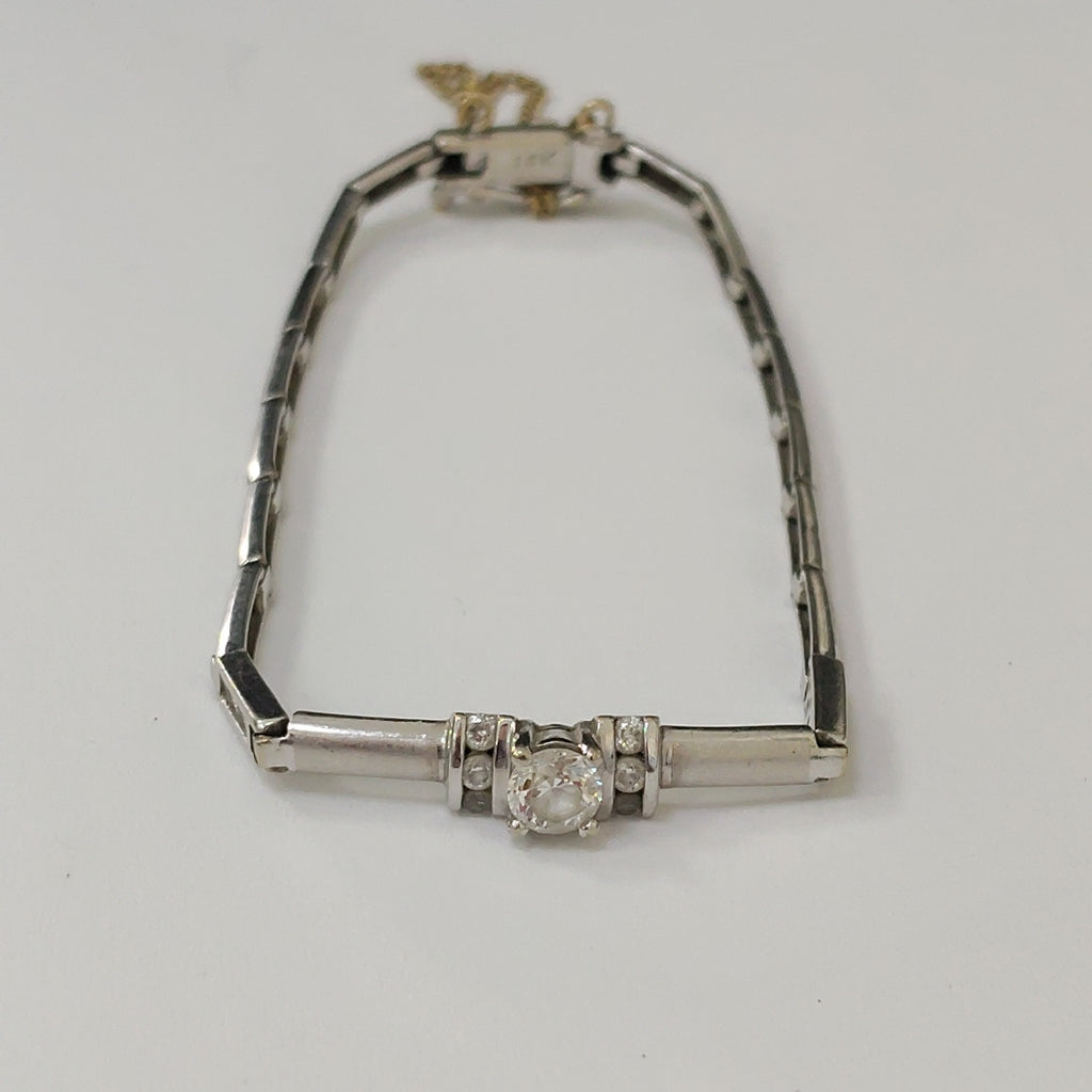 PULSERA ORO, ORO BLANCO 14 K 8 GRMS (SEMINUEVO)