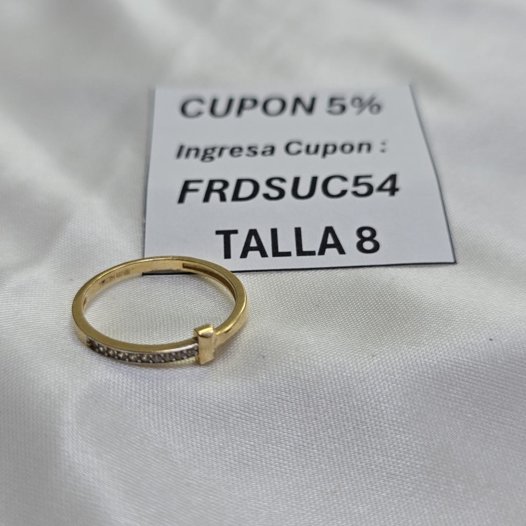 ANILLOS DAMA ORO 14K 1.5 (NUEVO)