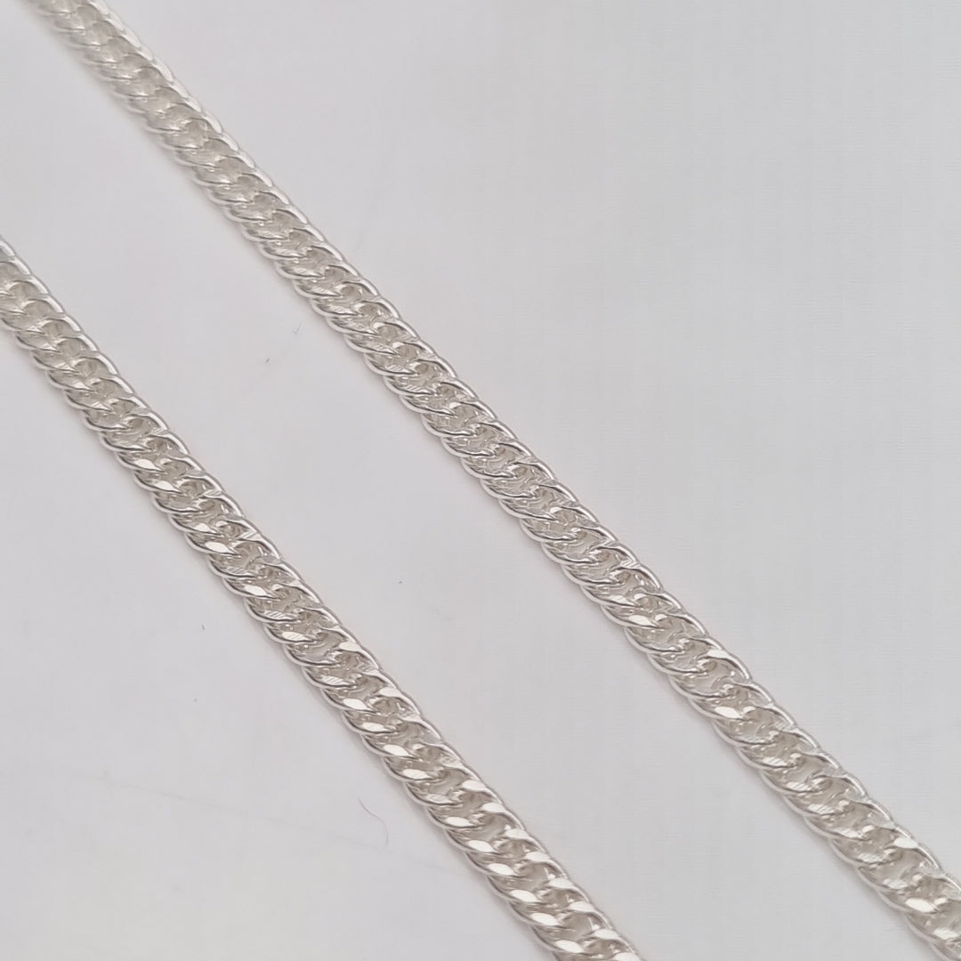 CADENA BARBADA PLATA .925 55 CM 4.42 GR (NUEVO)