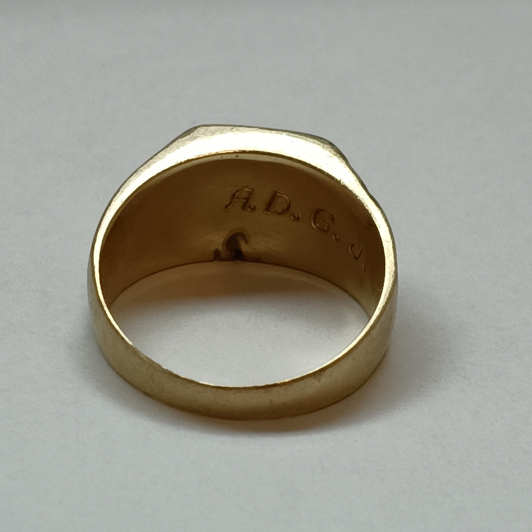 ANILLO DE GRADUACIÓN ORO 14 K 6,00 GRMS (SEMINUEVO)