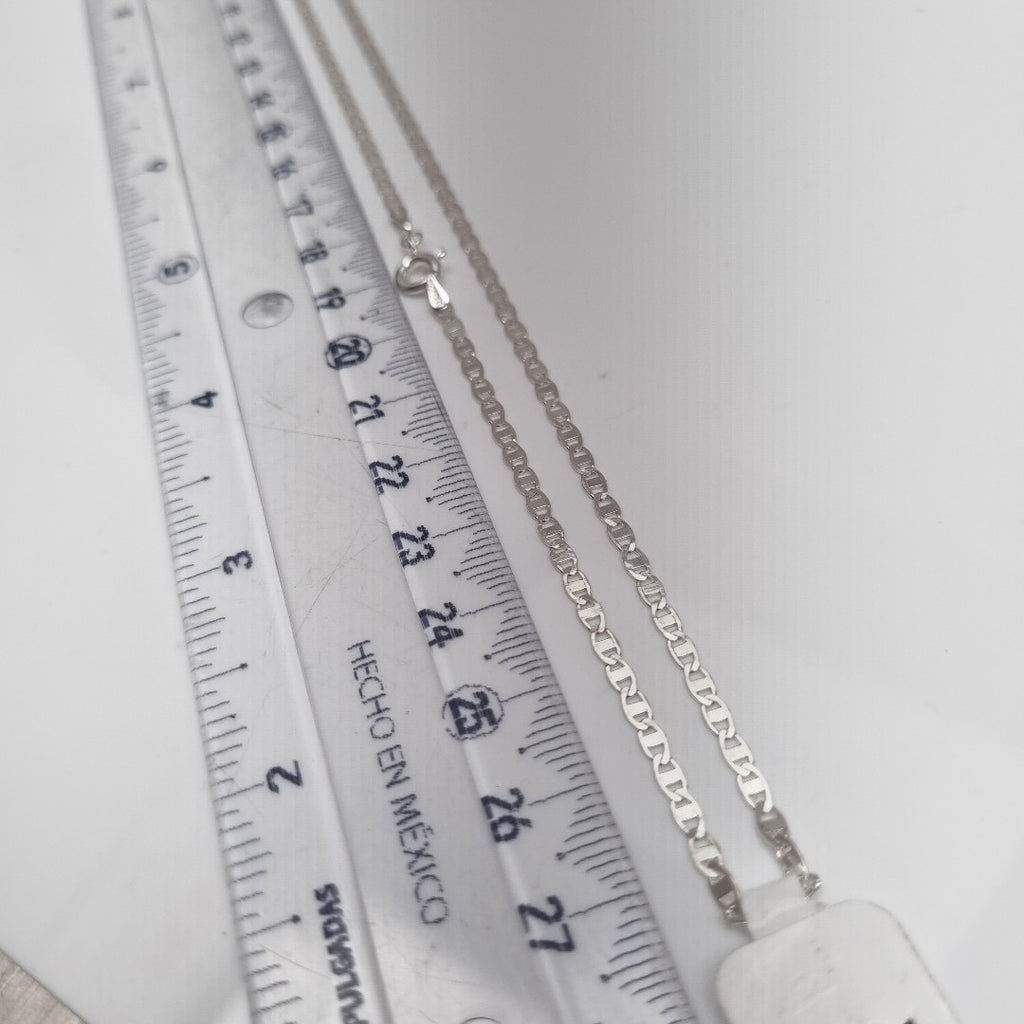 CADENA TEJIDO ESPEJO PLATA .925 55 CM 3.8 GR (NUEVO)
