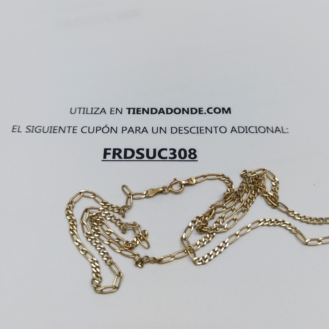 CADENA ORO 14 K 5.8 GRMS (SEMINUEVO)