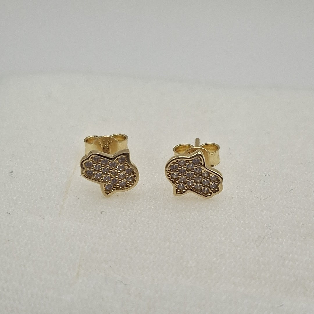 BROQUELES ORO 14K 1.3 (NUEVO)