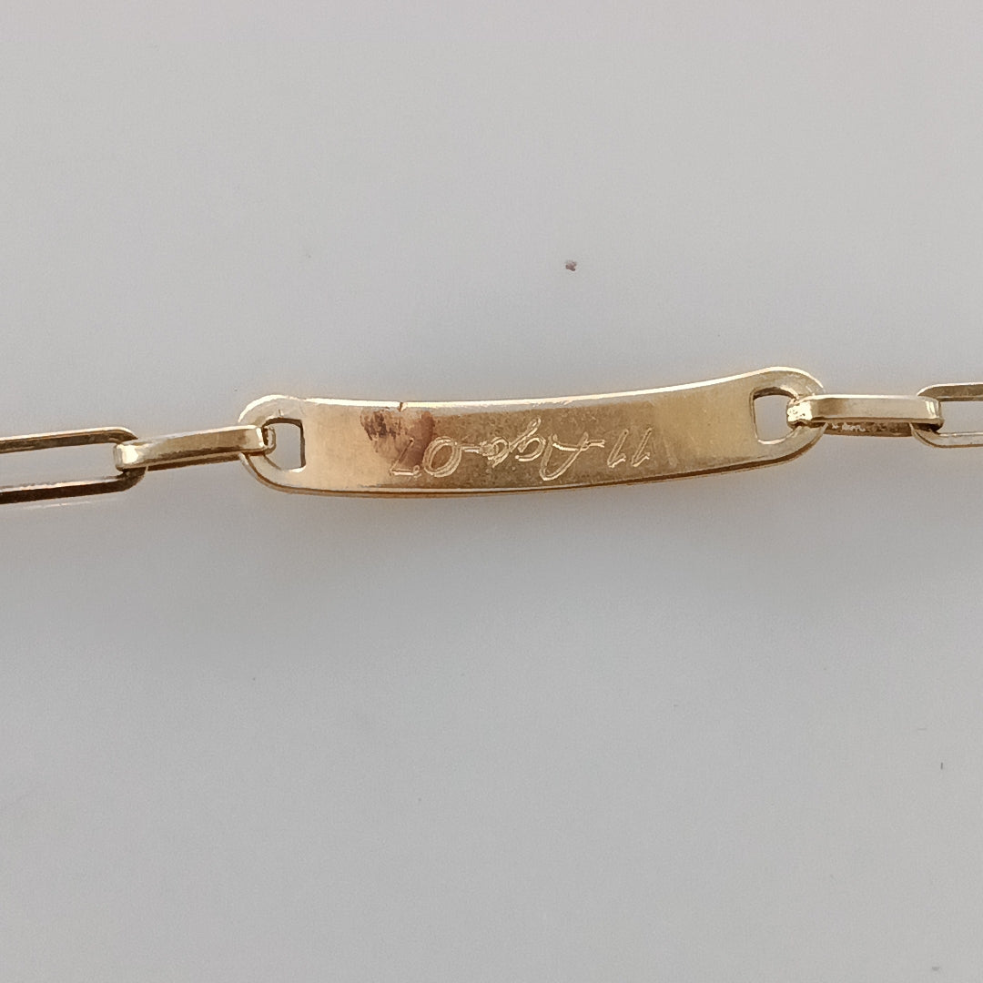 ESCLAVA ORO 14 K 2,70 GRMS (SEMINUEVO)