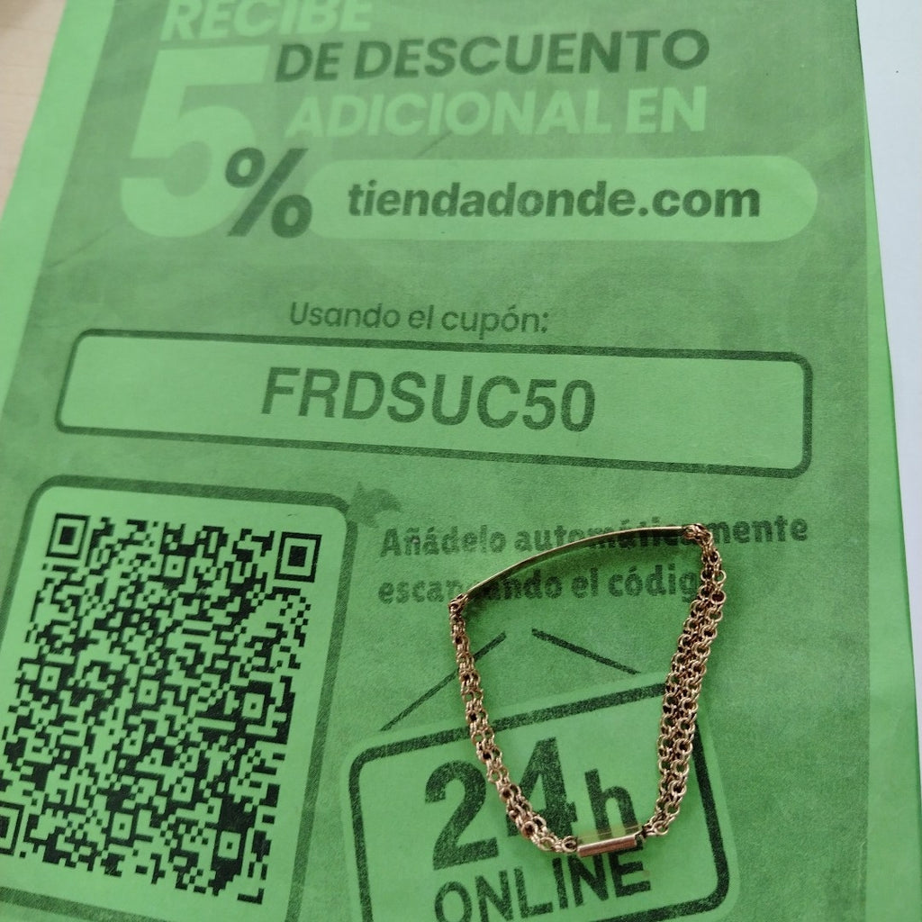 ESCLAVA ORO 14 K 8,40 GRMS (SEMINUEVO)