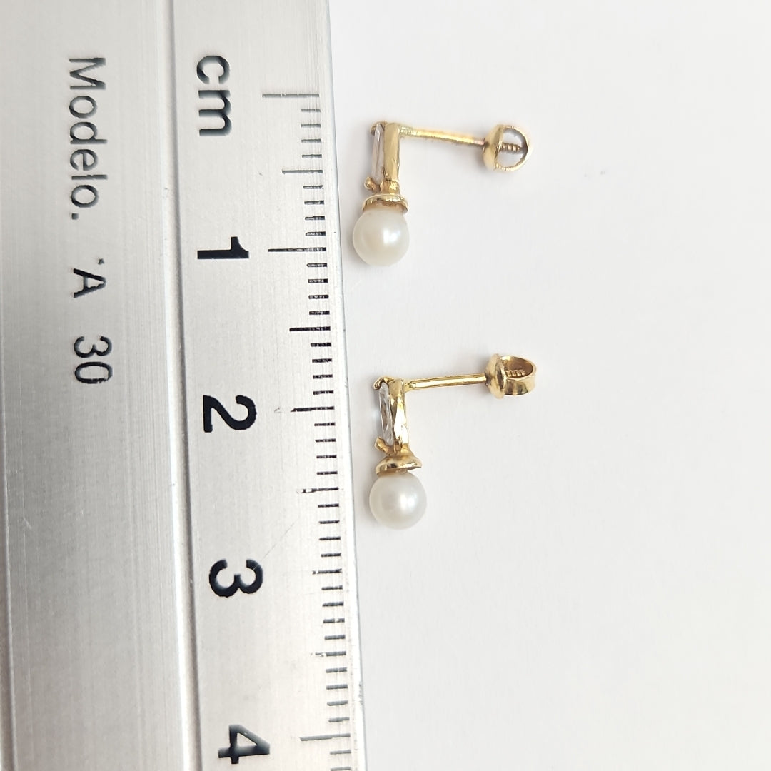 BROQUELES PAR ORO 14 K 0.6 GRMS (SEMINUEVO)