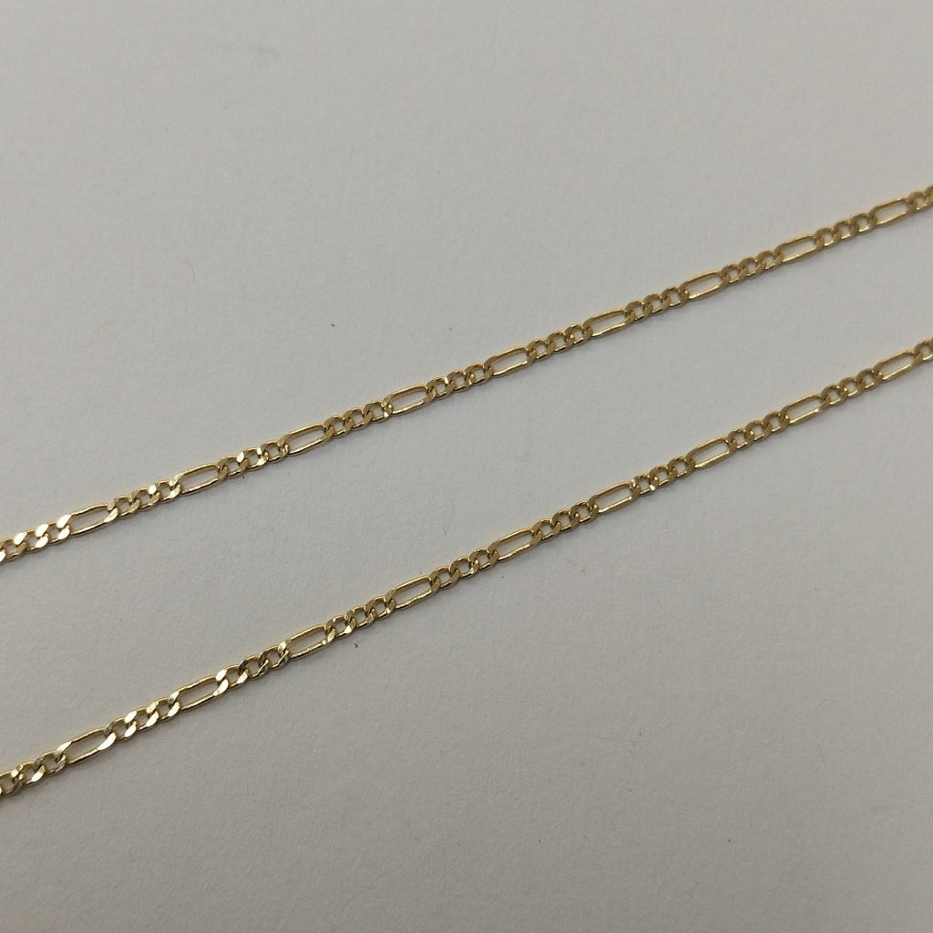 CADENAS TEJIDO 3X1 ORO 14K 55 CM 2.4 GR (NUEVO)
