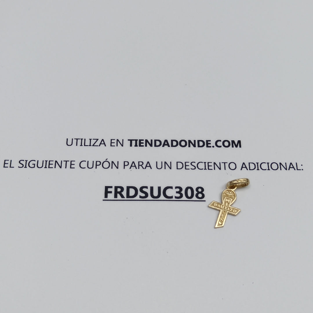CRUZ ORO 14 K 0.9 GRMS (SEMINUEVO)