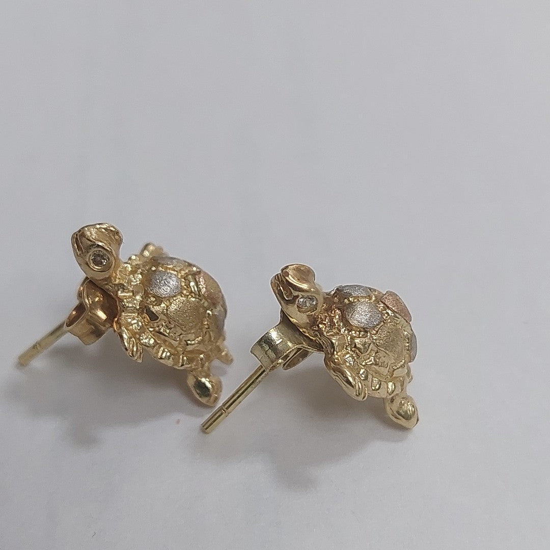 ARETES PAR ORO 14 K 3.3 GRMS (SEMINUEVO)