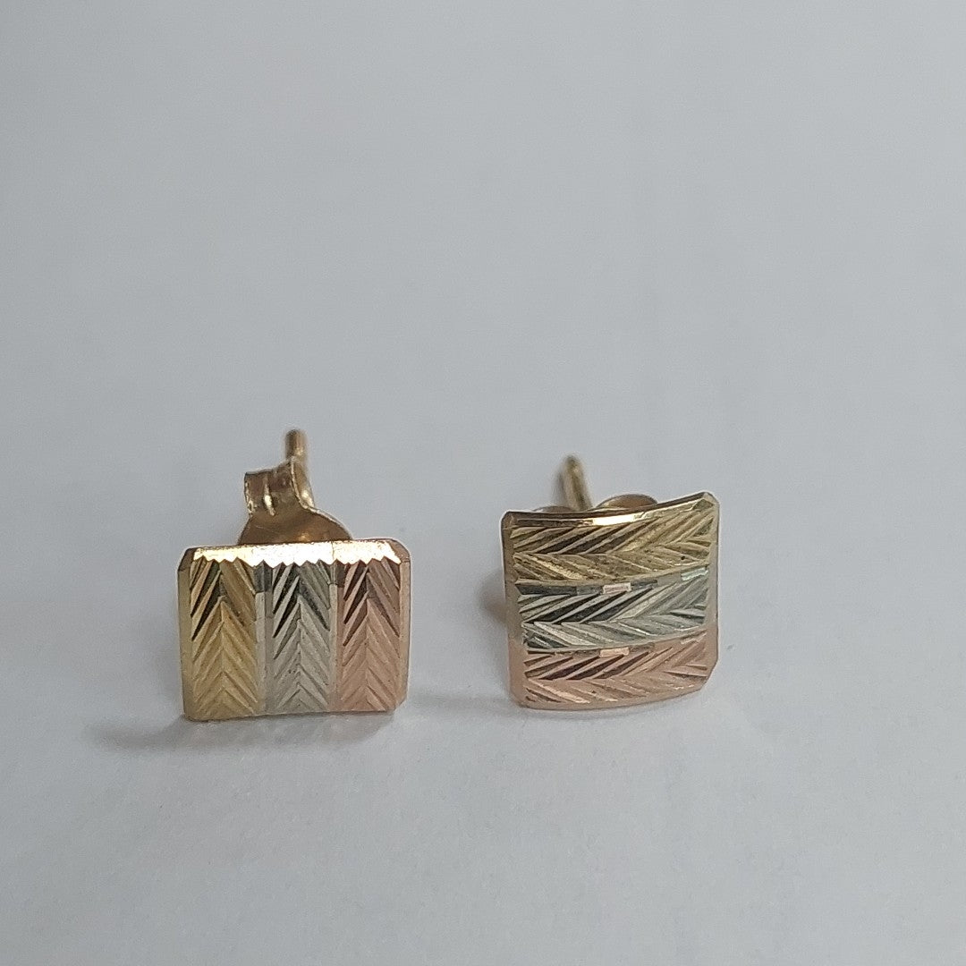 ARRACADAS PAR ORO 14 K 1.4 GRMS (SEMINUEVO)