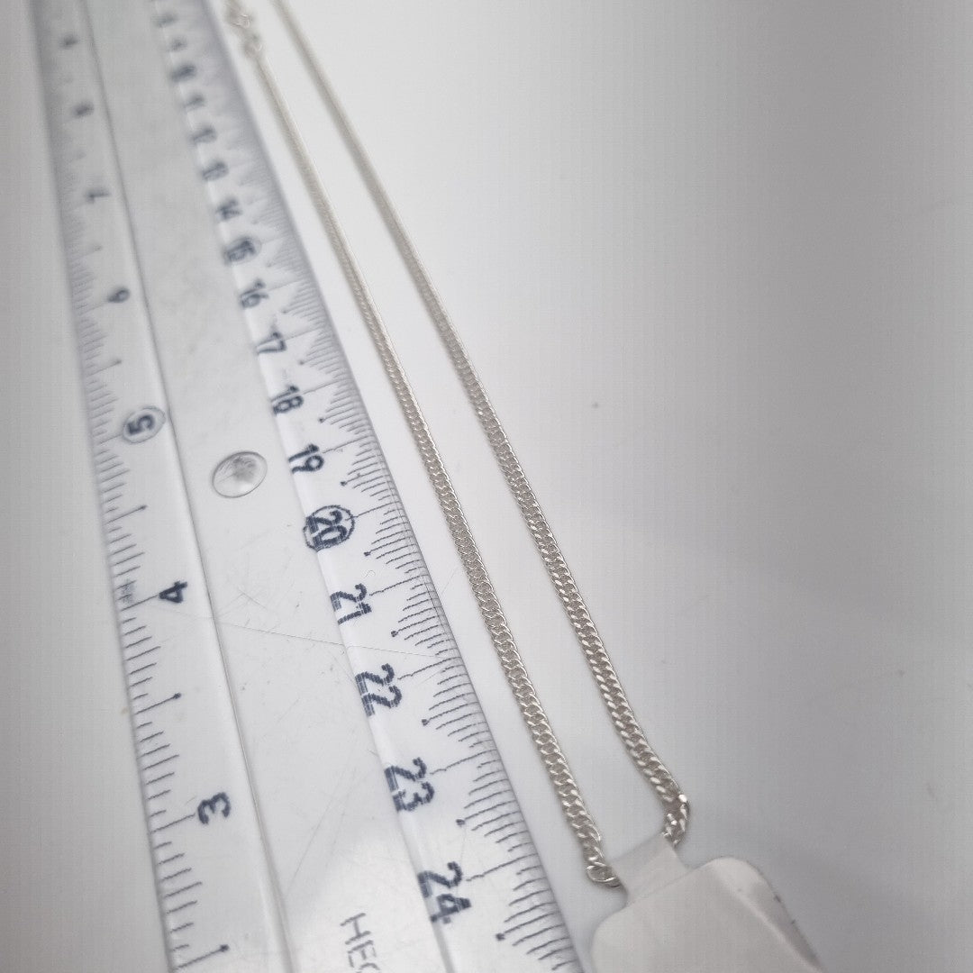 CADENA BARBADA PLATA .925 50 CM 4.12 GR (NUEVO)