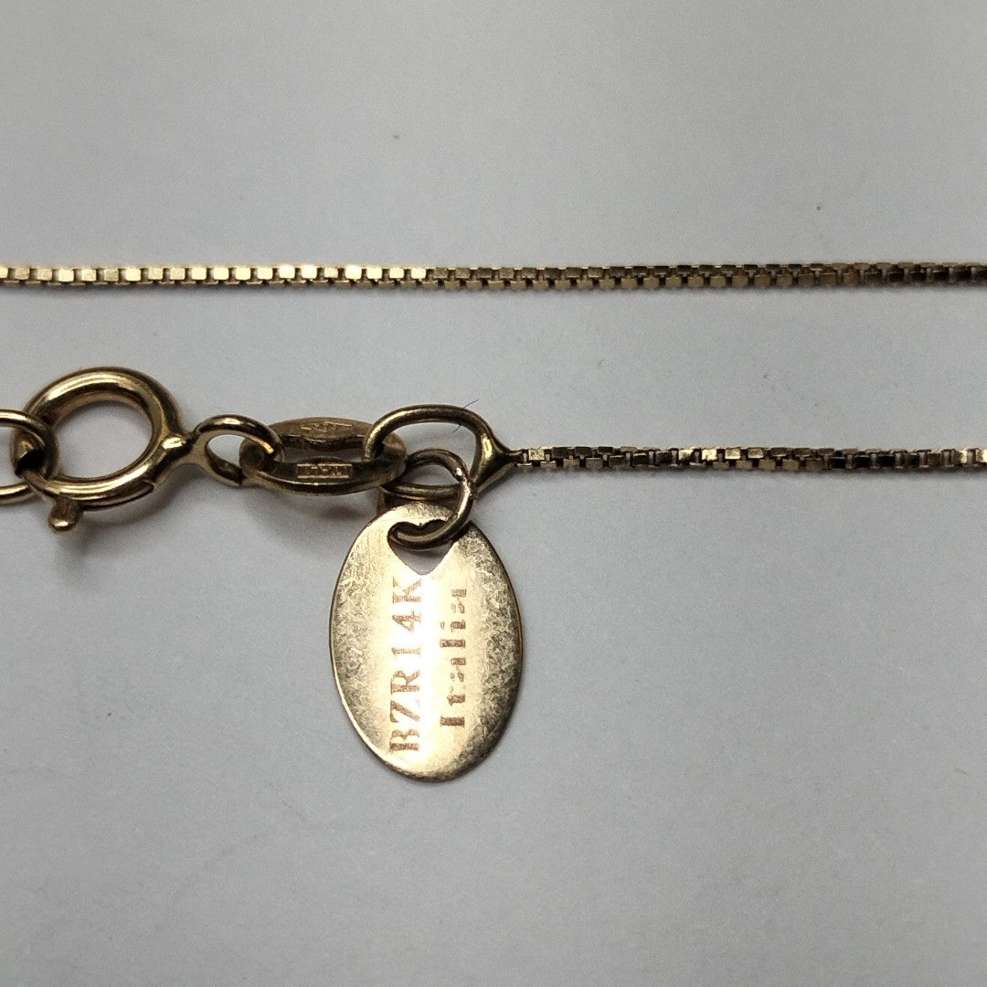 CADENA ORO 14 K 1.2 GRMS (SEMINUEVO)