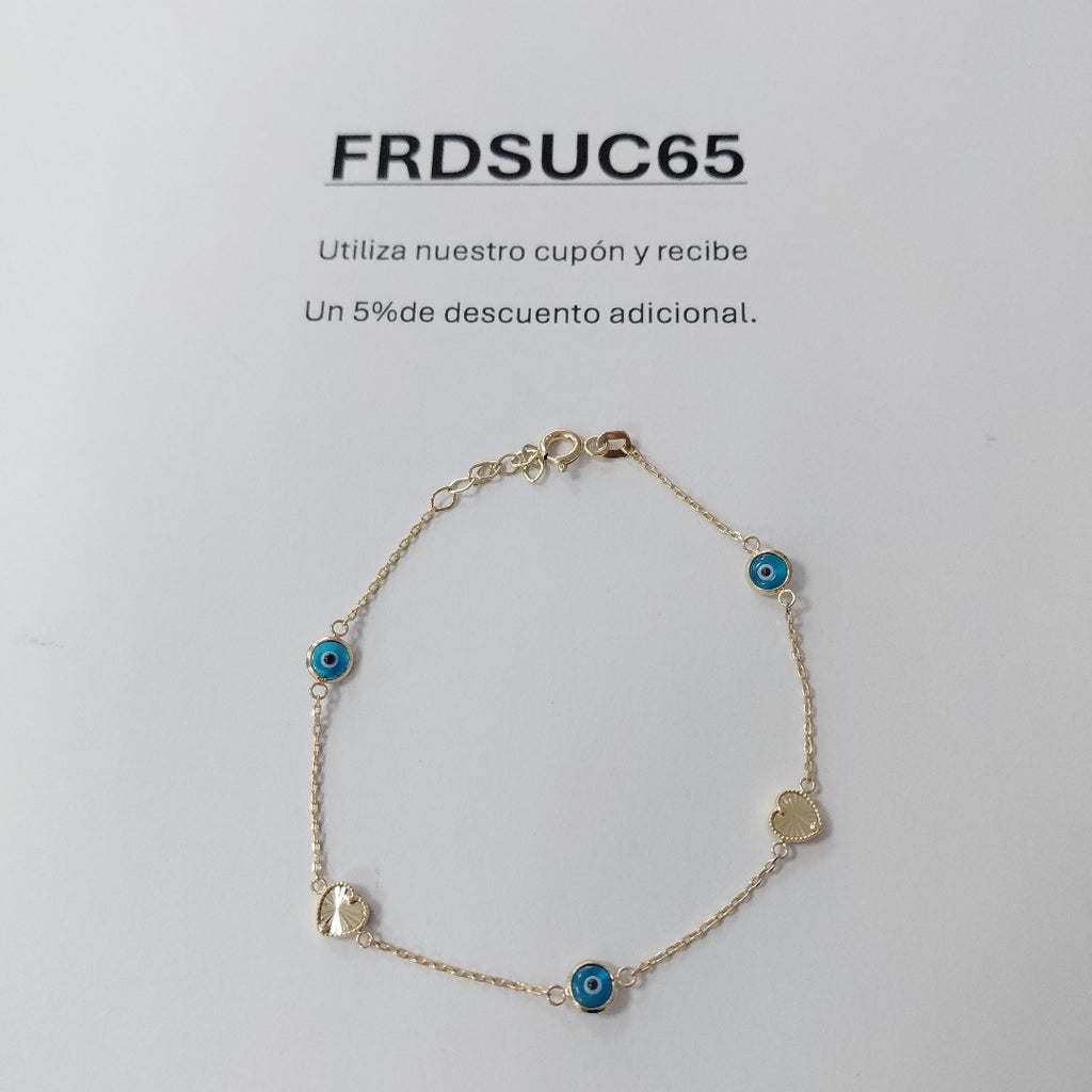 PULSERAS DAMA ORO 14K 1.5 (NUEVO)