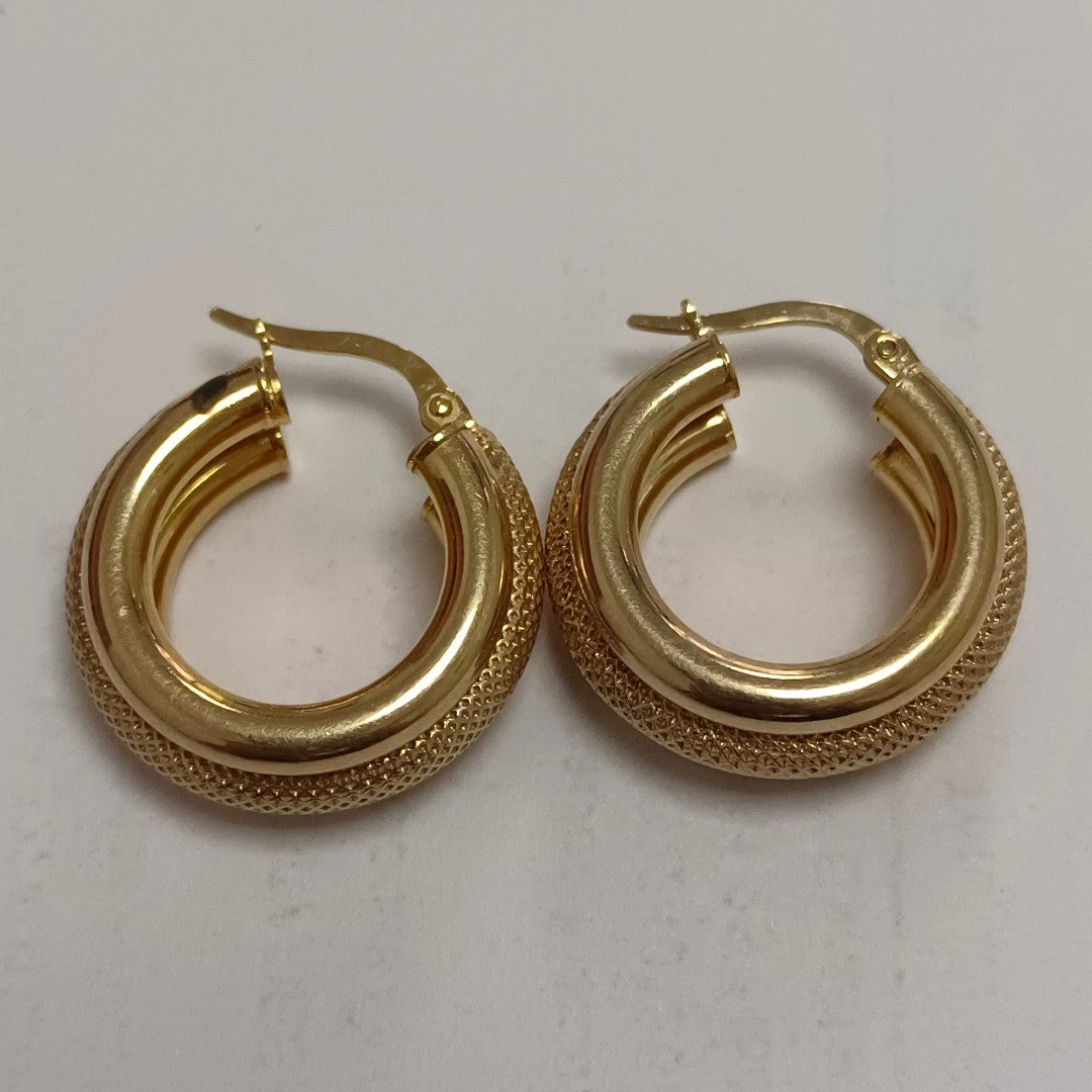 ARETES PAR ORO 14 K 5,20 GRMS (SEMINUEVO)