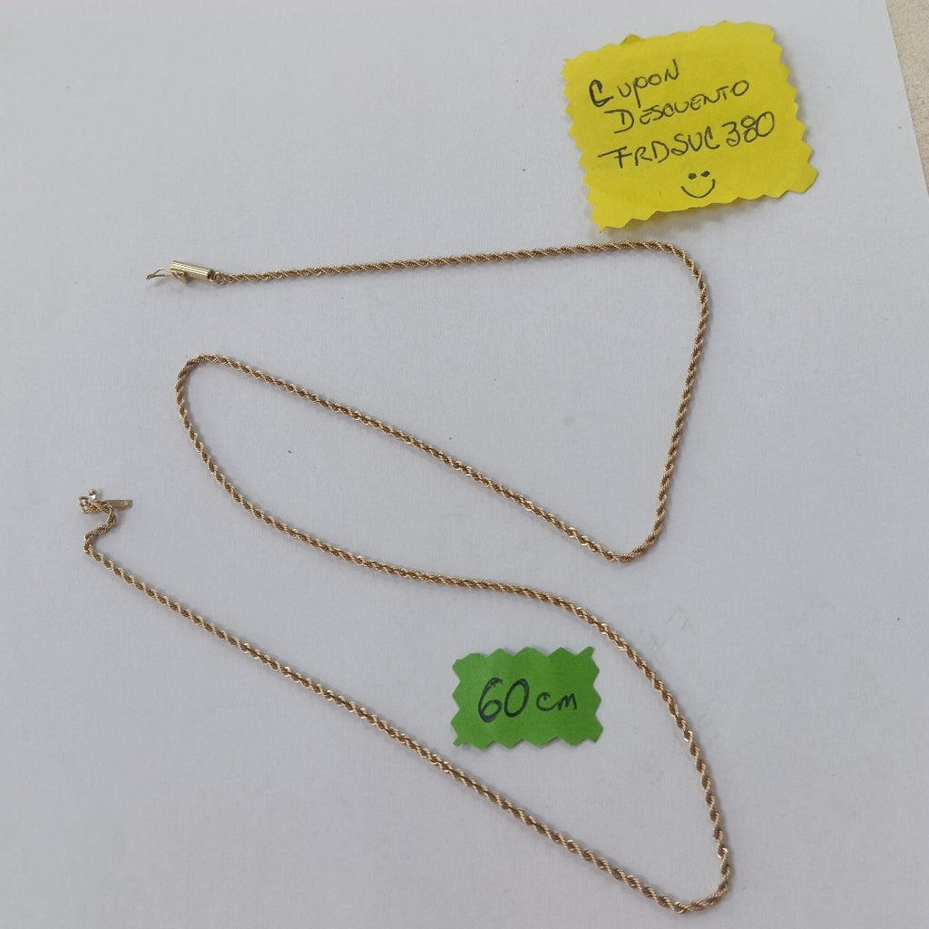 CADENA ORO 14 K 7,40 GRMS (SEMINUEVO)