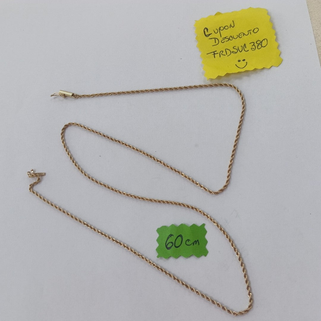 CADENA ORO 14 K 7,40 GRMS (SEMINUEVO)