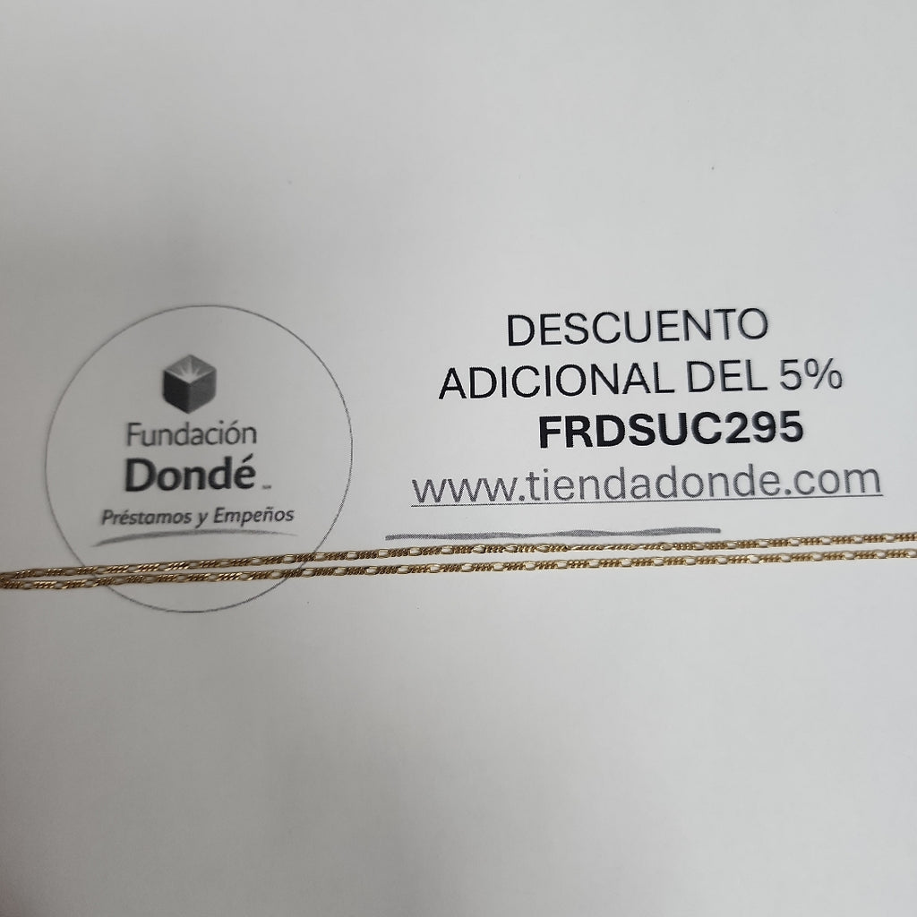 CADENA ORO 10 K 2,30 GRMS (SEMINUEVO)