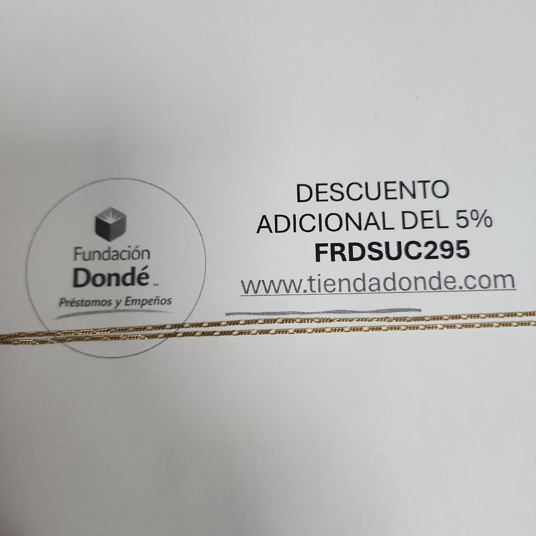 CADENA ORO 10 K 2,30 GRMS (SEMINUEVO)