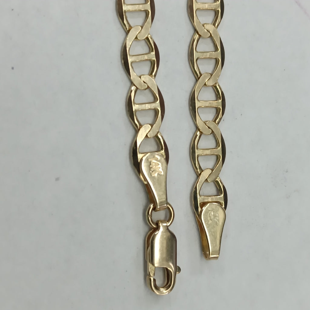 PULSERA TEJIDO GUCHI 5.6G 21 CM 14K (NUEVO)