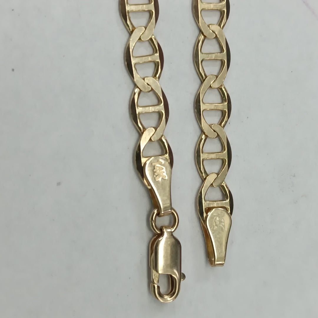 PULSERA TEJIDO GUCHI 5.6G 21 CM 14K (NUEVO)