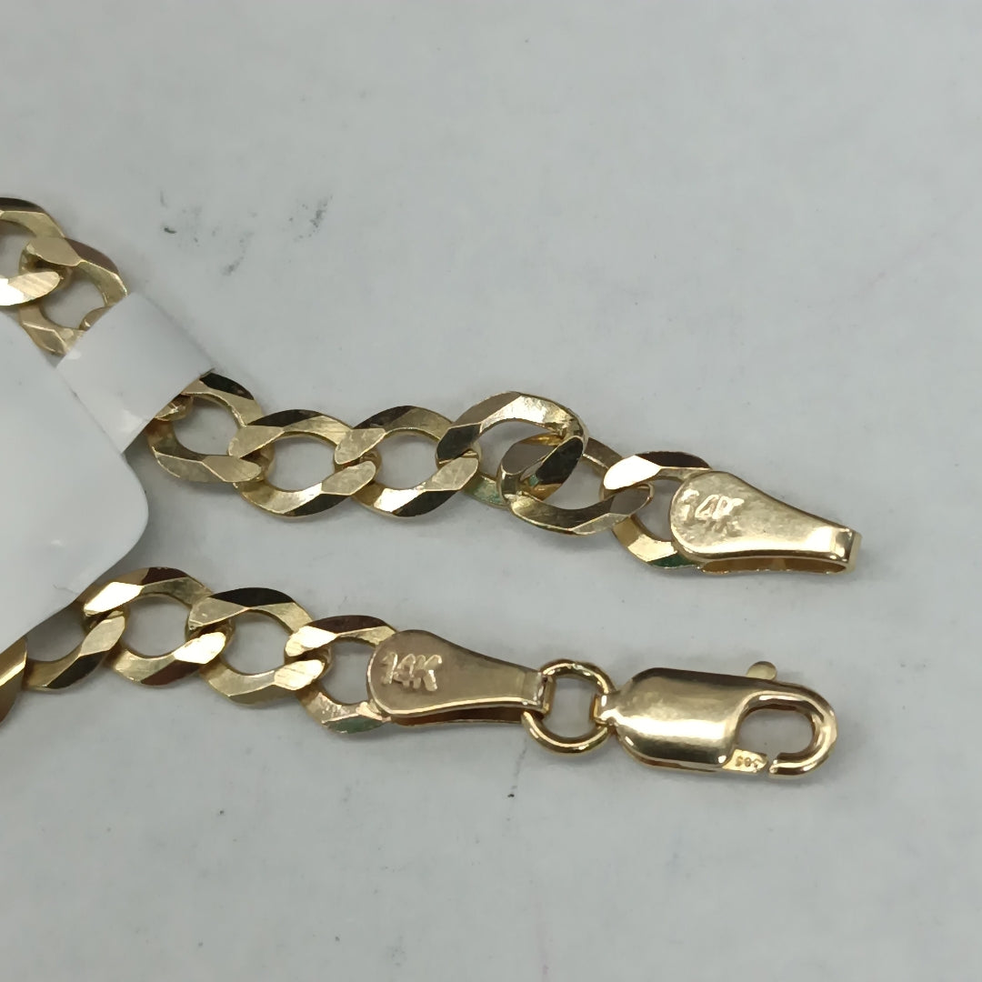 PULSERA TEJIDO BARBADA 4.7G 18 CM 14K (NUEVO)