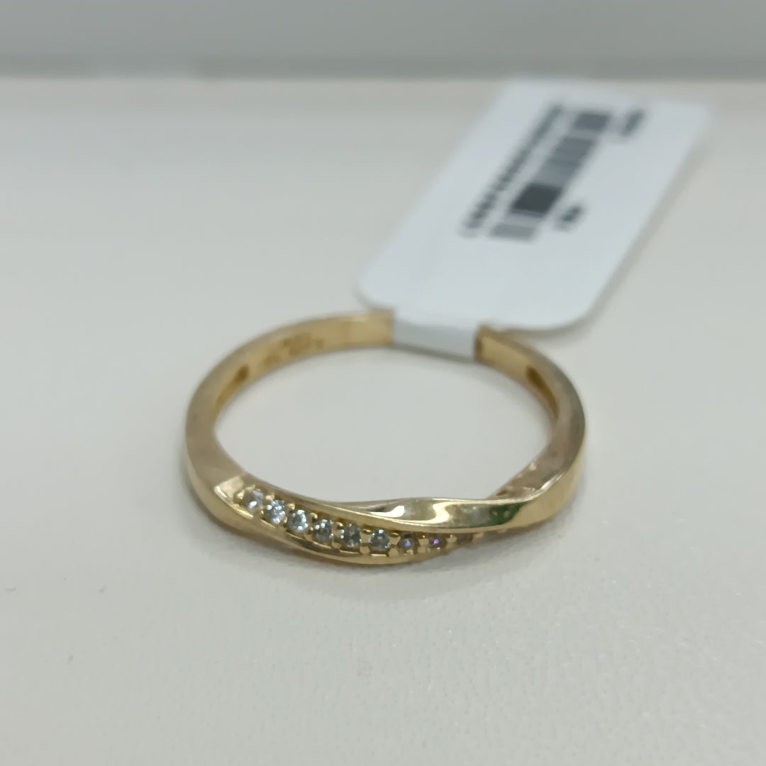 ANILLOS C/CIRCONIA ORO 10K TALLA 9 1.9 GR (NUEVO)