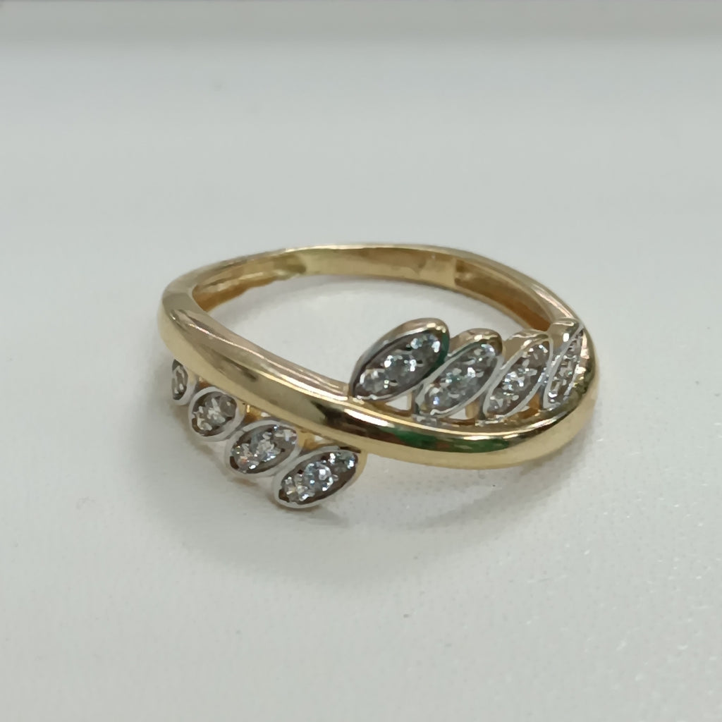 ANILLOS DAMA ORO 14K 2 (NUEVO)
