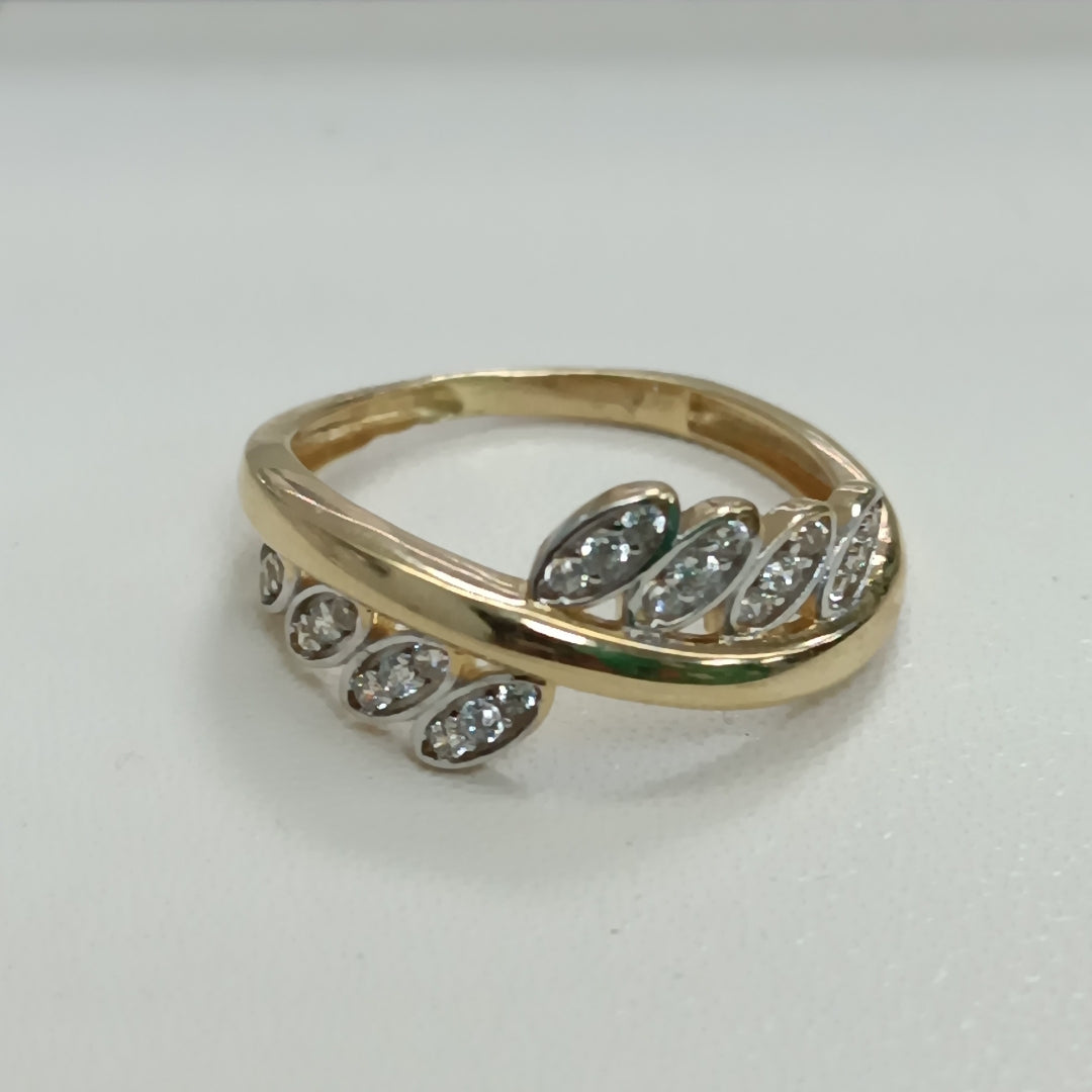 ANILLOS DAMA ORO 14K 2 (NUEVO)