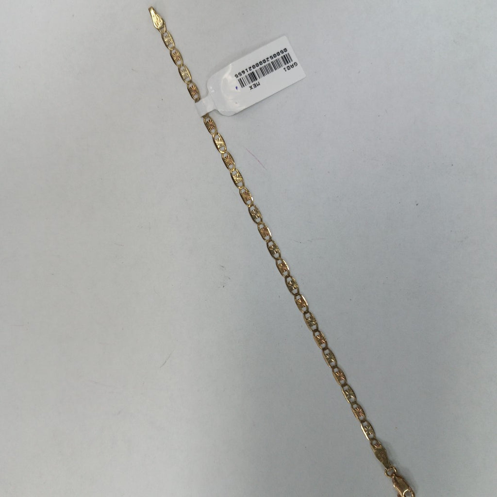 PULSERAS TEJIDO GUCHI ORO 10K 18 CM 2.5 GR (NUEVO)