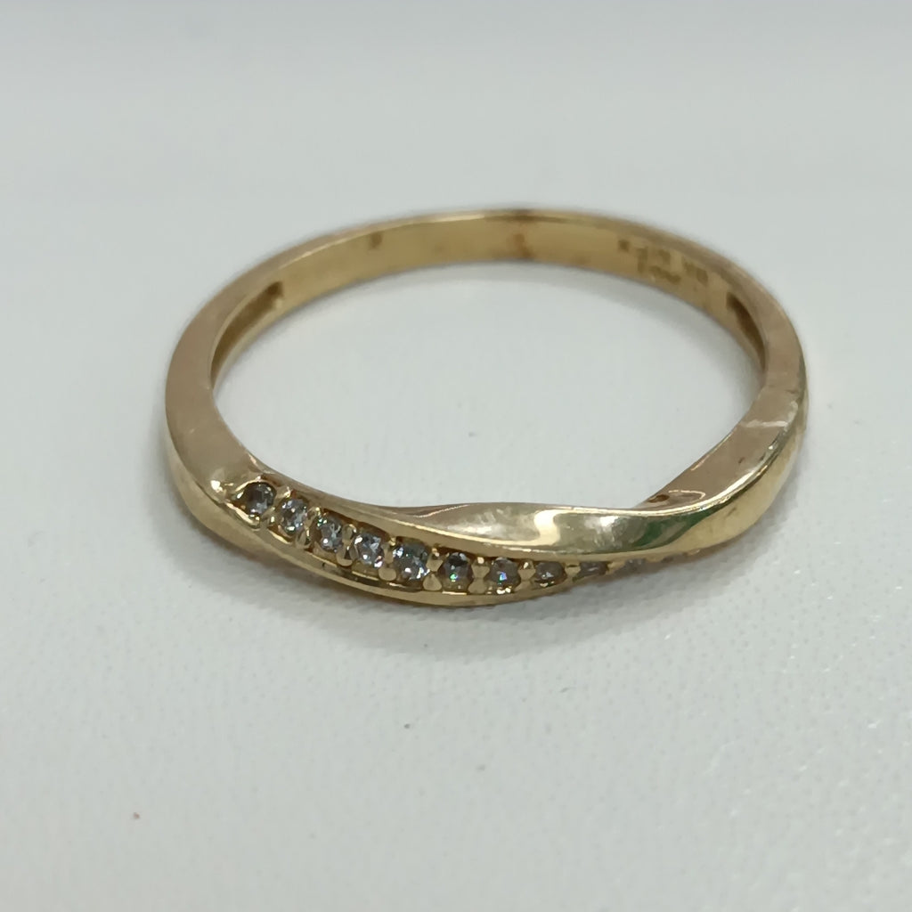 ANILLOS C/CIRCONIA ORO 10K TALLA 9 1.8 GR (NUEVO)