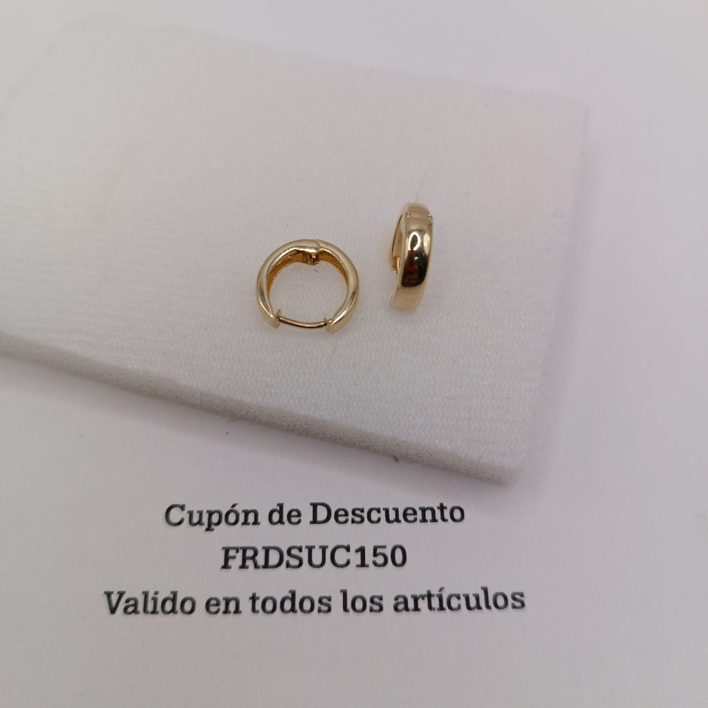 HUGGIES ORO 14K 1.1 (NUEVO)