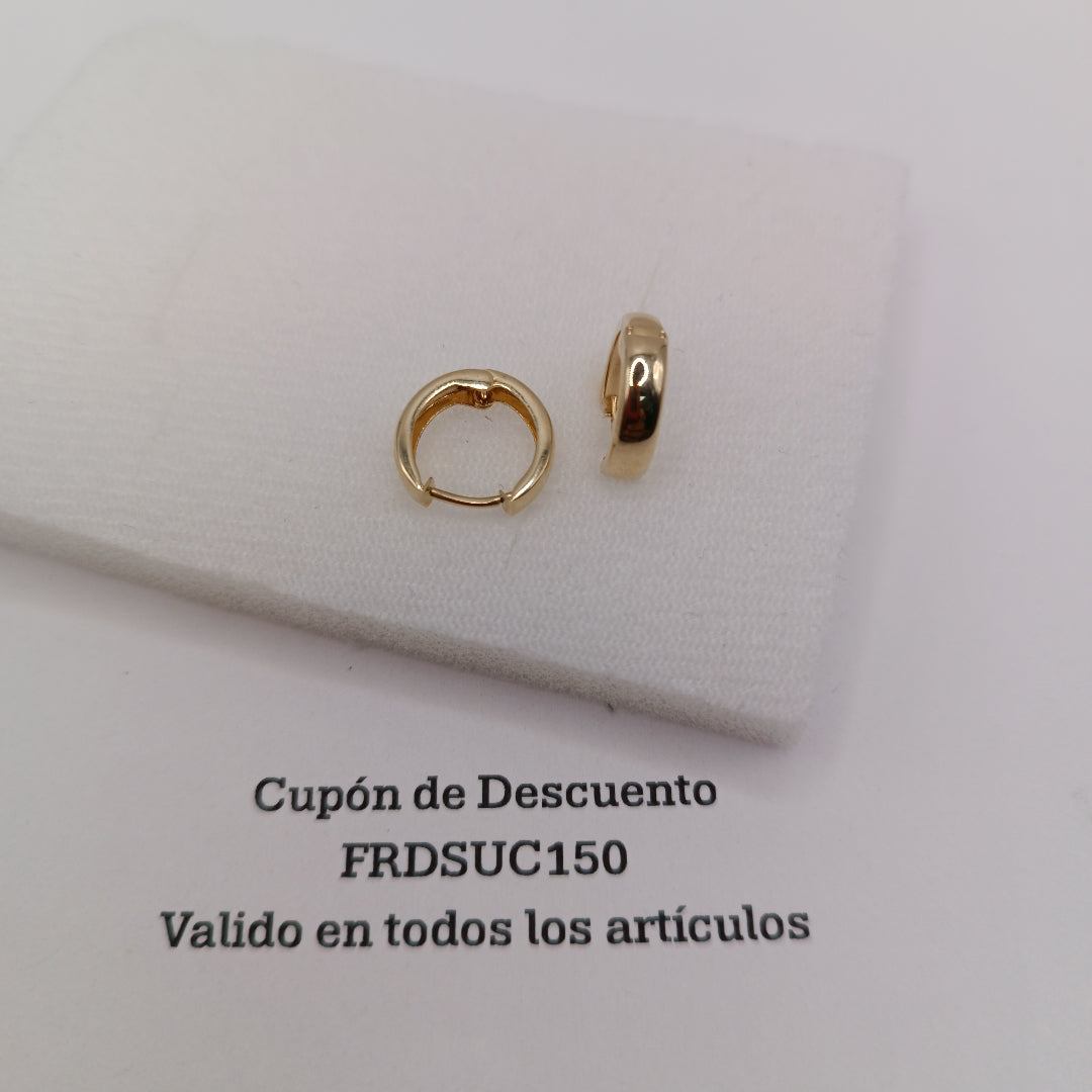 HUGGIES ORO 14K 1.1 (NUEVO)