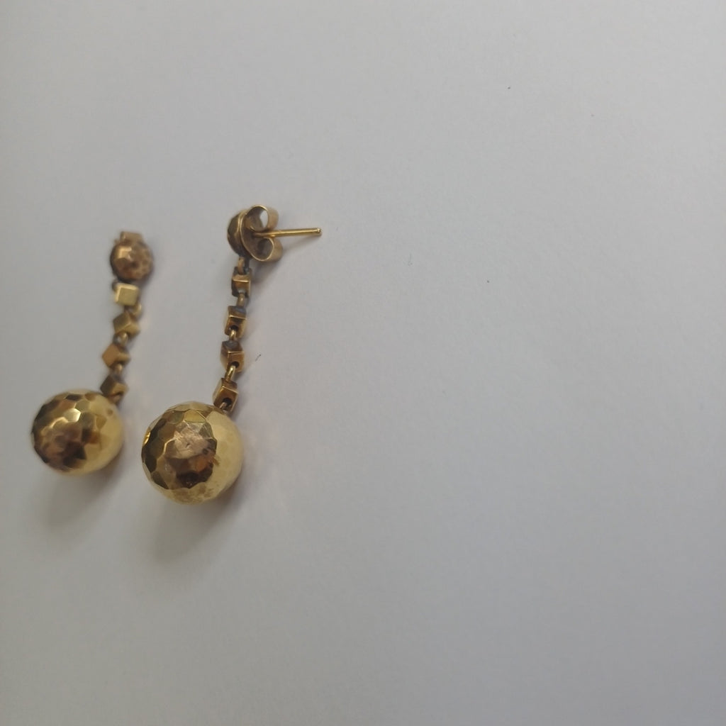 BROQUELES PAR ORO 18 K 5.8 GRMS (SEMINUEVO)