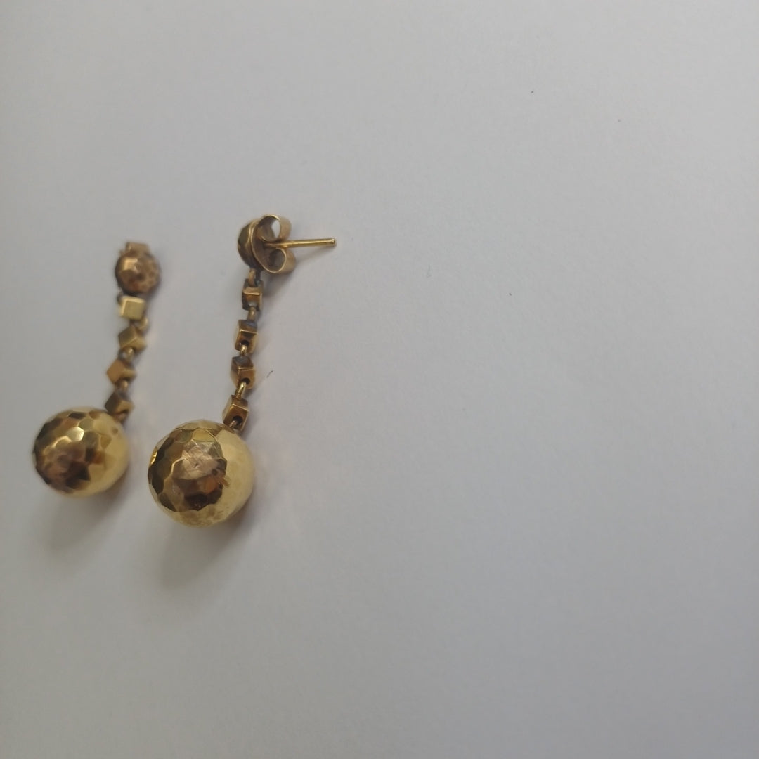 BROQUELES PAR ORO 18 K 5.8 GRMS (SEMINUEVO)