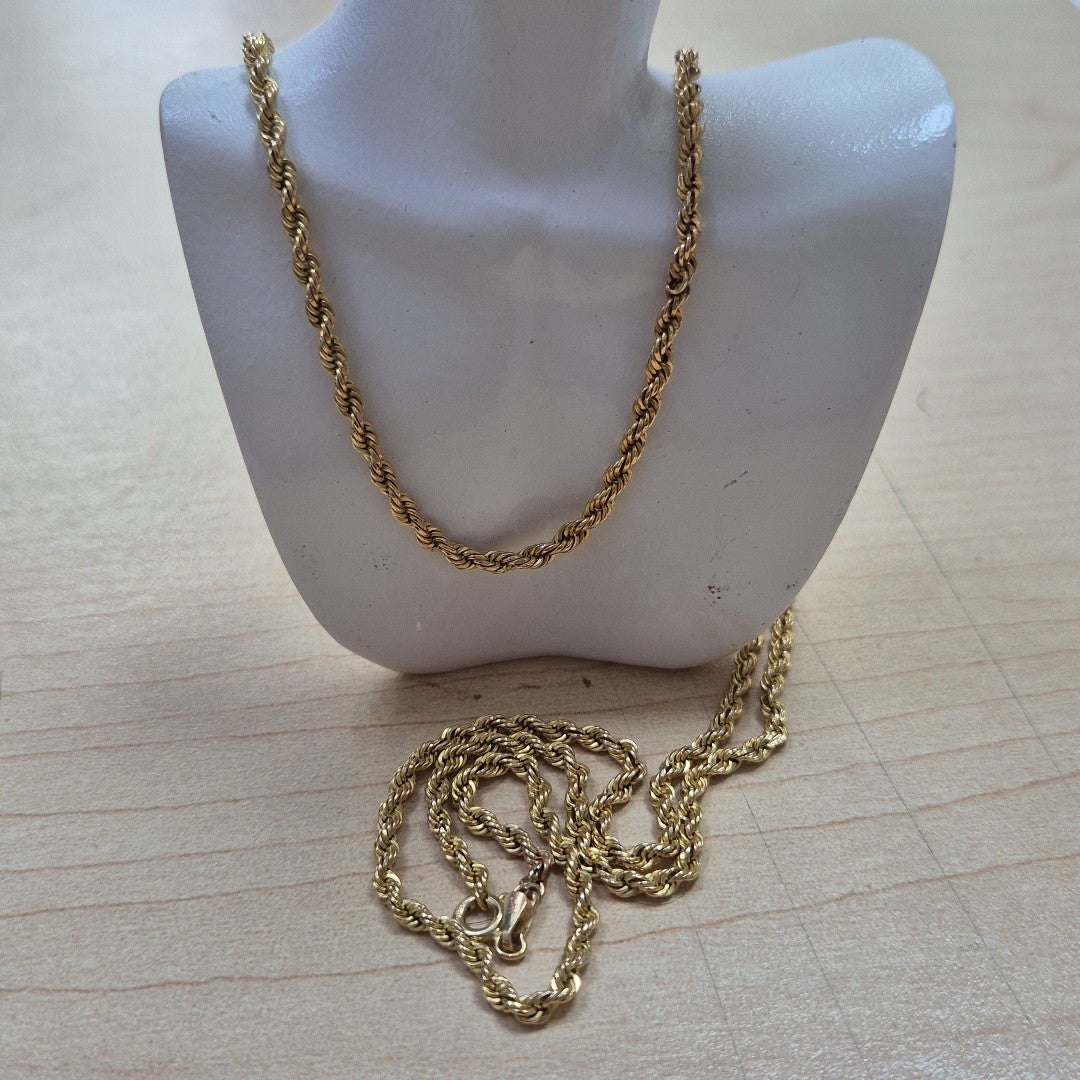 CADENA ORO 14 K 4.6 GRMS (SEMINUEVO)