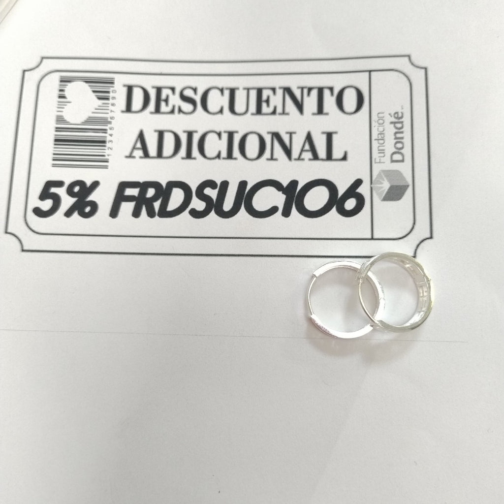 ARETES ARRACADAS GRECAS PLATA .925 4.23 GR (NUEVO)