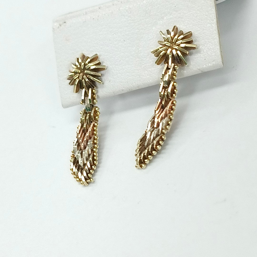 BROQUELES PAR ORO 14 K 2,50 GRMS (SEMINUEVO)