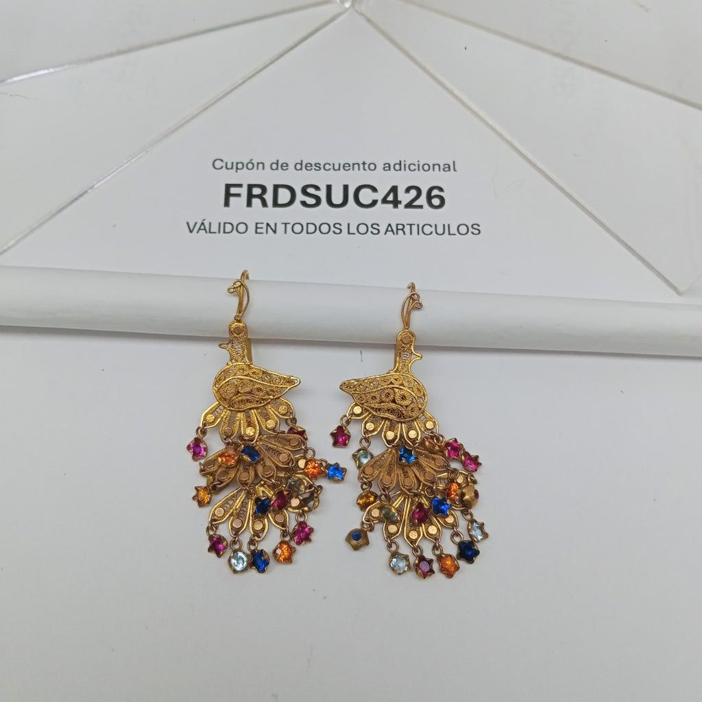 ARETES PAR ORO 8 K 8.5 GRMS (SEMINUEVO)