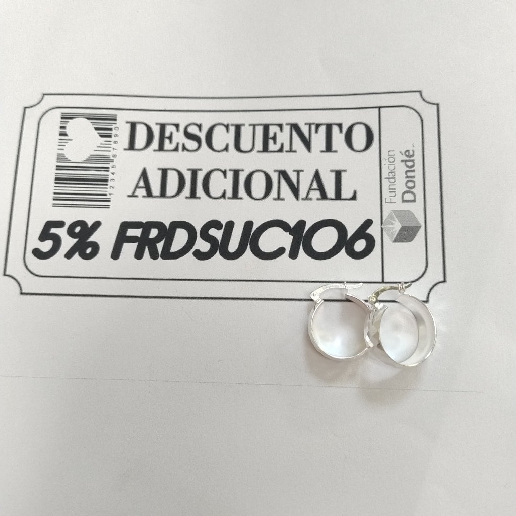 ARETES ARRACADAS FACETADAS PLATA .925 2.8 GR (NUEVO)