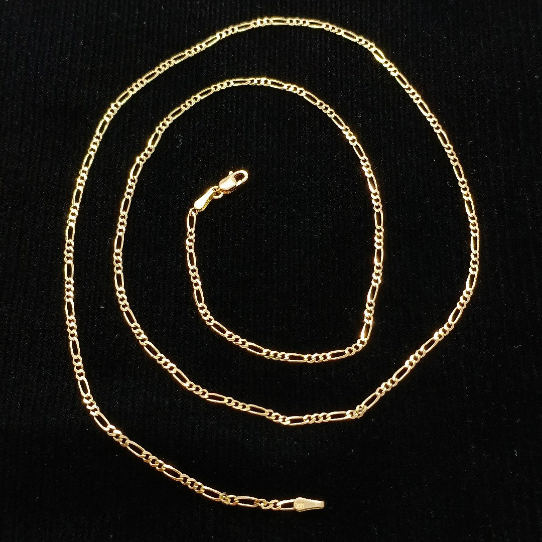 CADENAS 3X1 ORO 14K 60 CM 4.2 GR (NUEVO)