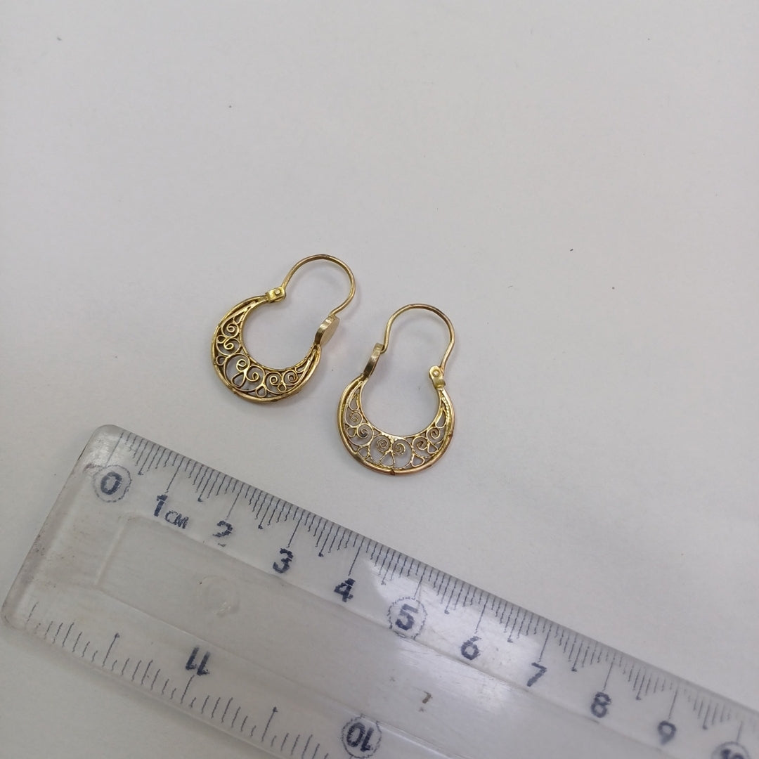 ARETES PAR ORO 8 K 2,40 GRMS (SEMINUEVO)