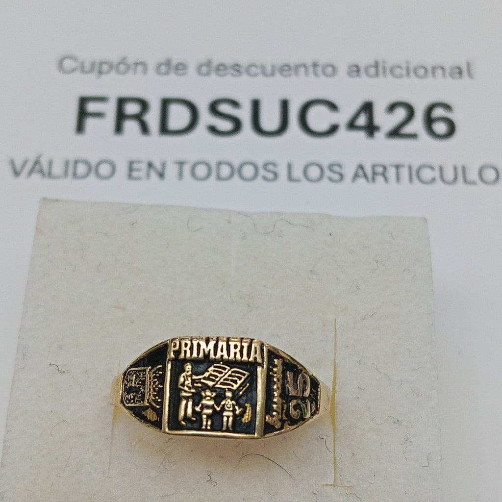 ANILLO DE GRADUACIÓN ORO 8 K 1.1 GRMS (SEMINUEVO)