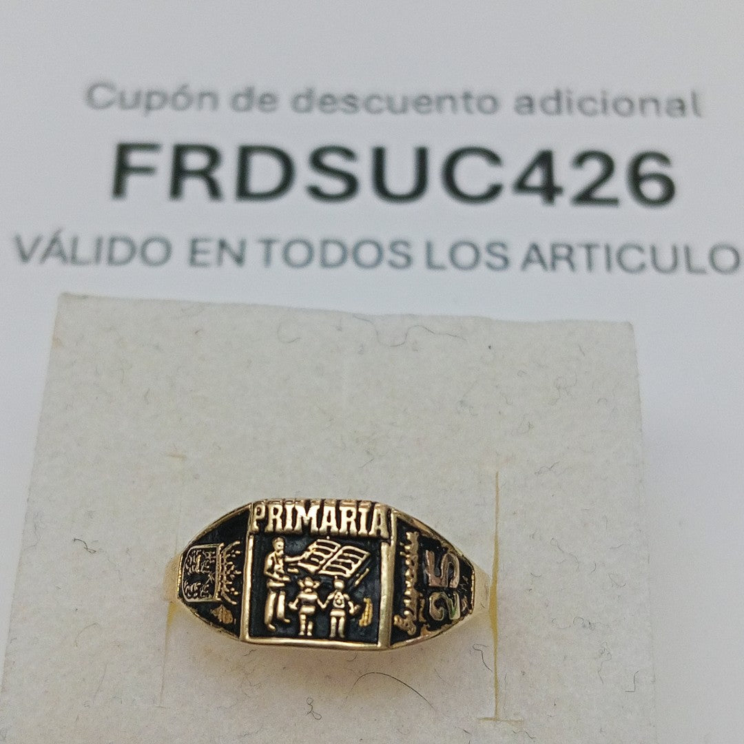 ANILLO DE GRADUACIÓN ORO 8 K 1.1 GRMS (SEMINUEVO)