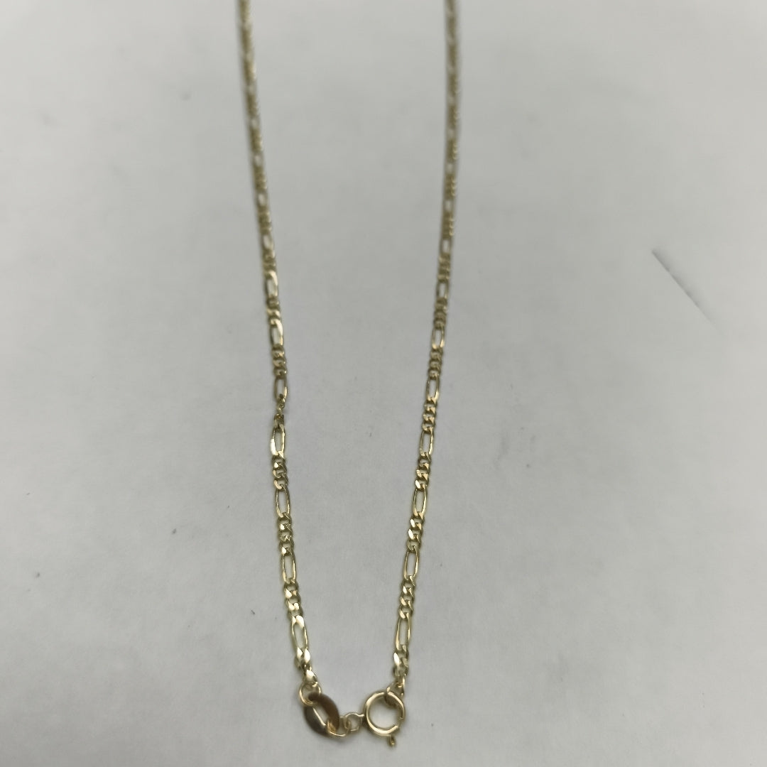 CADENAS TEJIDO 3X1 ORO 10K 55 CM 3.2 GR (NUEVO)