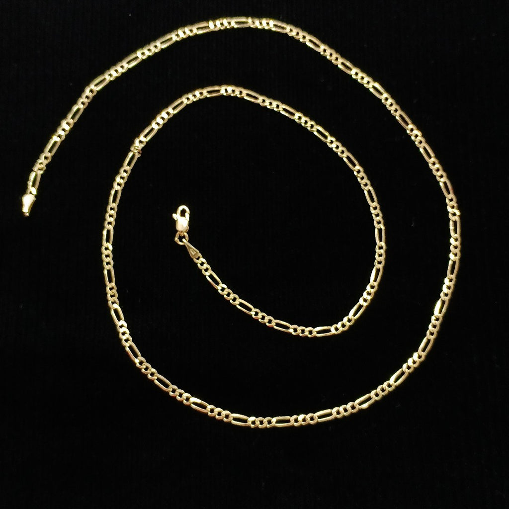 CADENAS 3X1 ORO 14K 55 CM 5.1 GR (NUEVO)