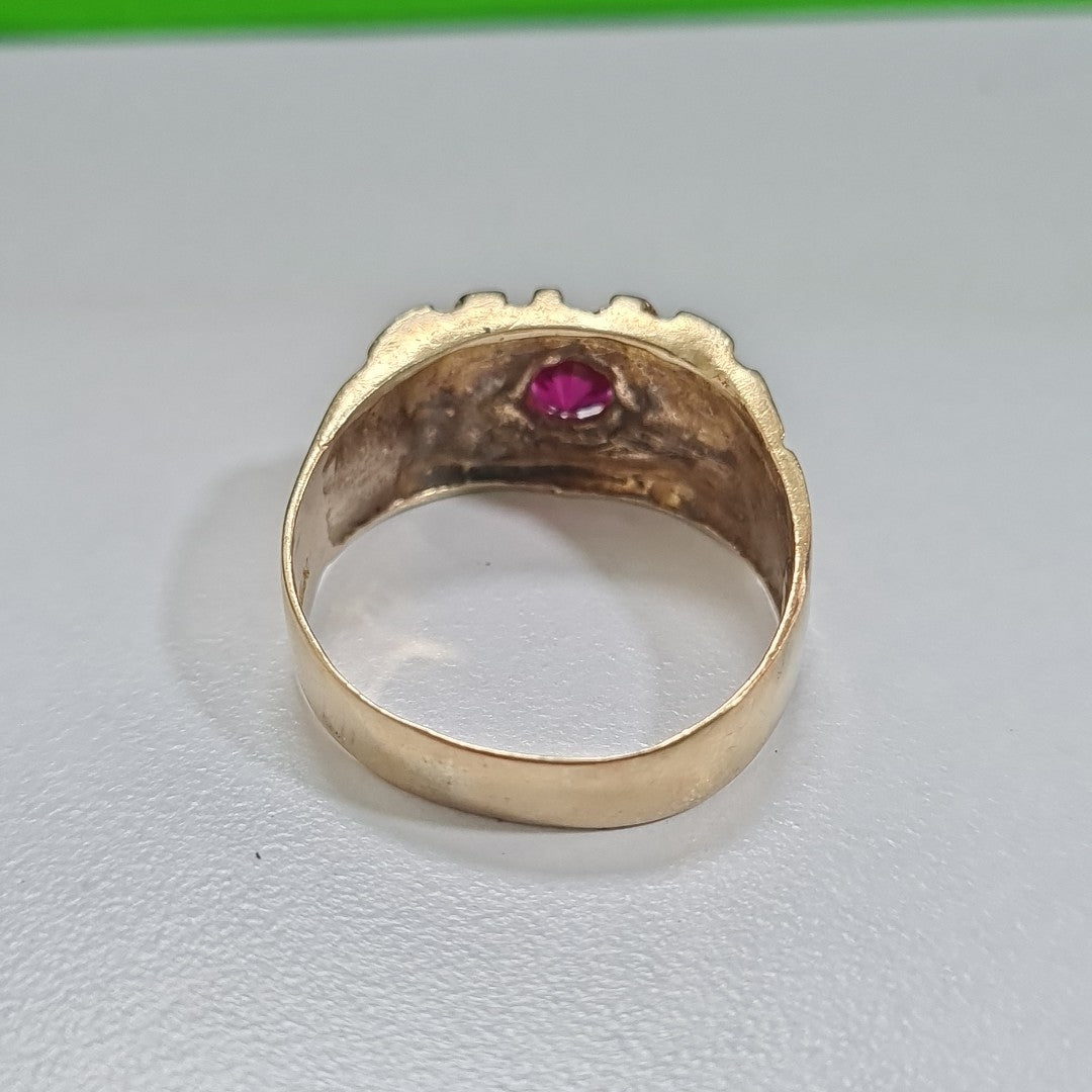 ANILLO ORO 10 K 5,10 GRMS (SEMINUEVO)