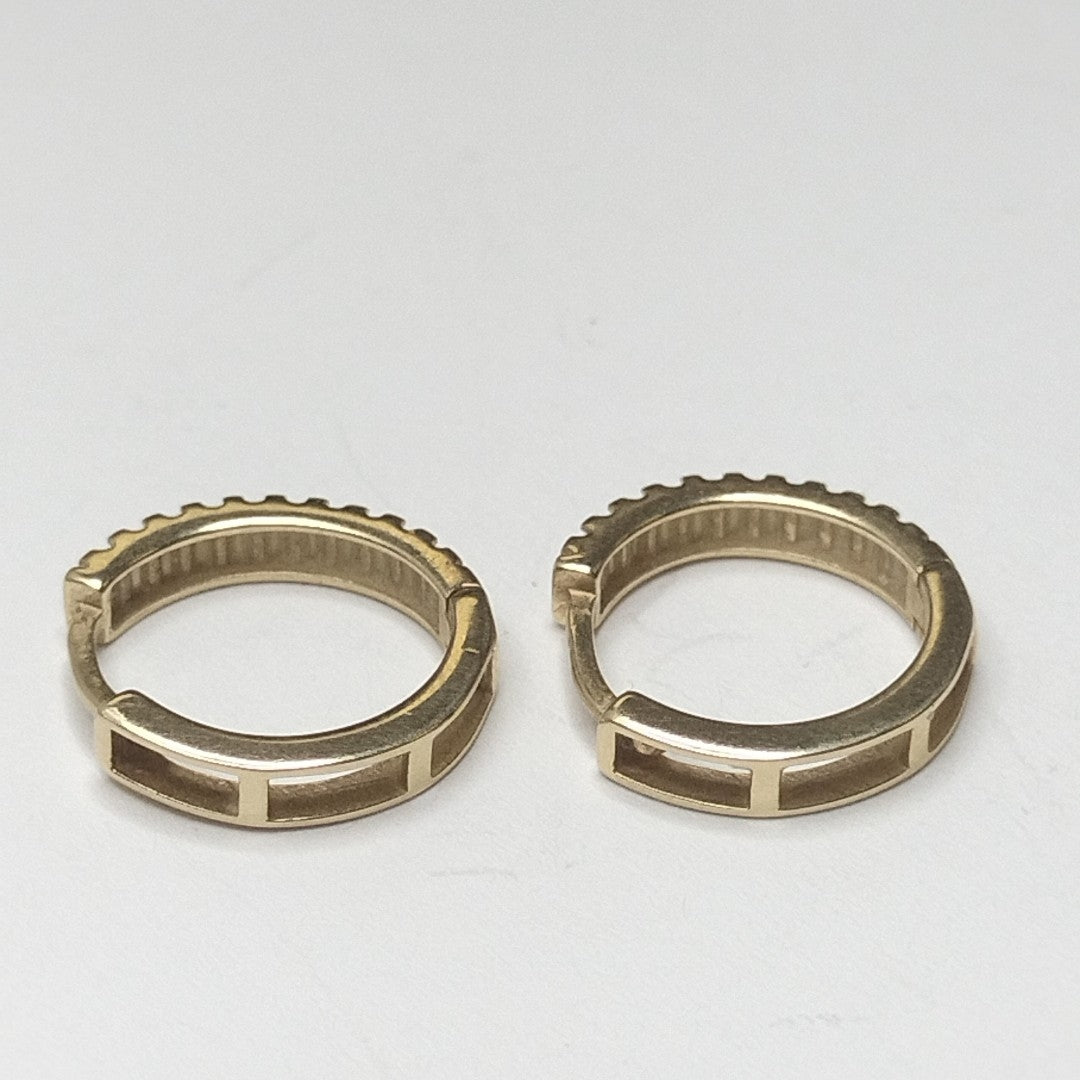 ARRACADAS PAR ORO 14 K 1.9 GRMS (SEMINUEVO)