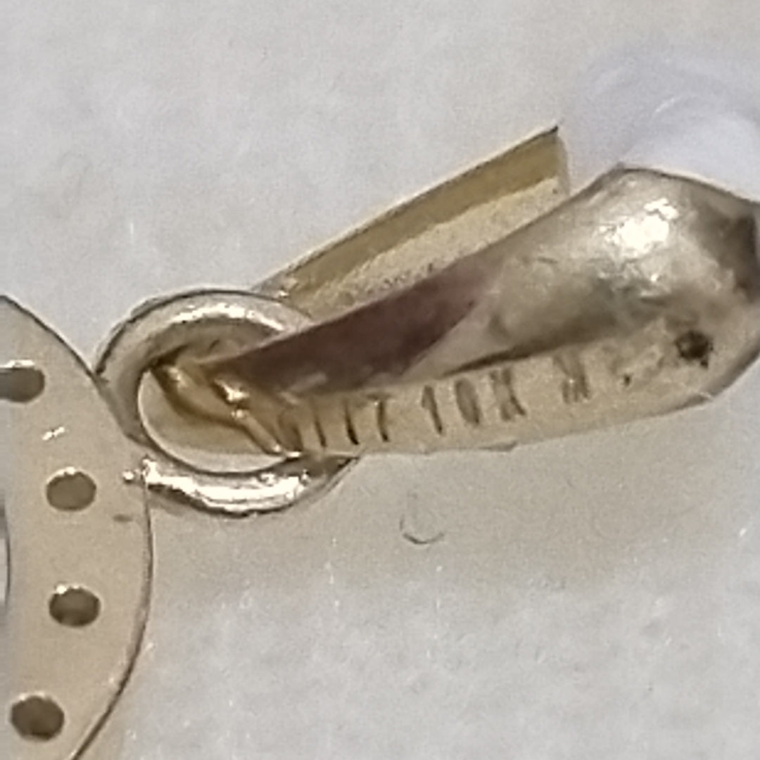 DIJES CORAZON C/CIRCONIA ORO 10K 1.3 GR (NUEVO)