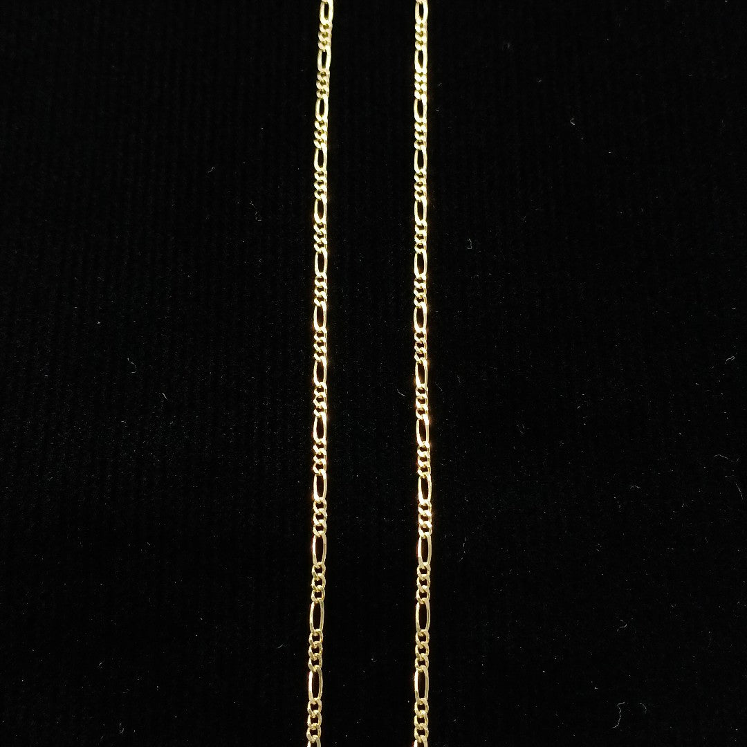 CADENAS TEJIDO 3X1 ORO 14K 55 CM 2.6 GR (NUEVO)