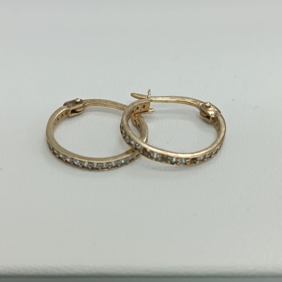 ARRACADAS PAR ORO 14 K 1.3 GRMS (SEMINUEVO)